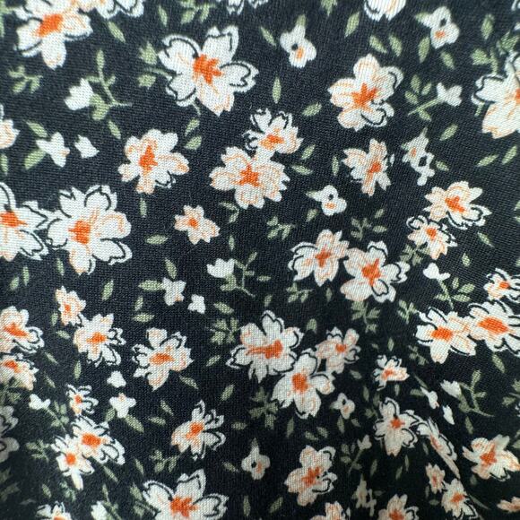 Altar’d State Floral Long Sleeve Mini Dress Ruched Size Medium - Picture 3 of 6